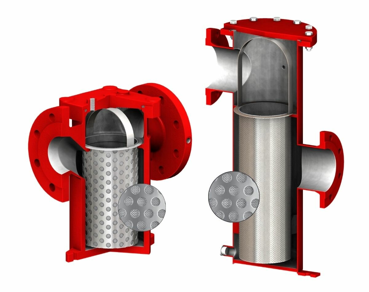 Filter element preforated plate