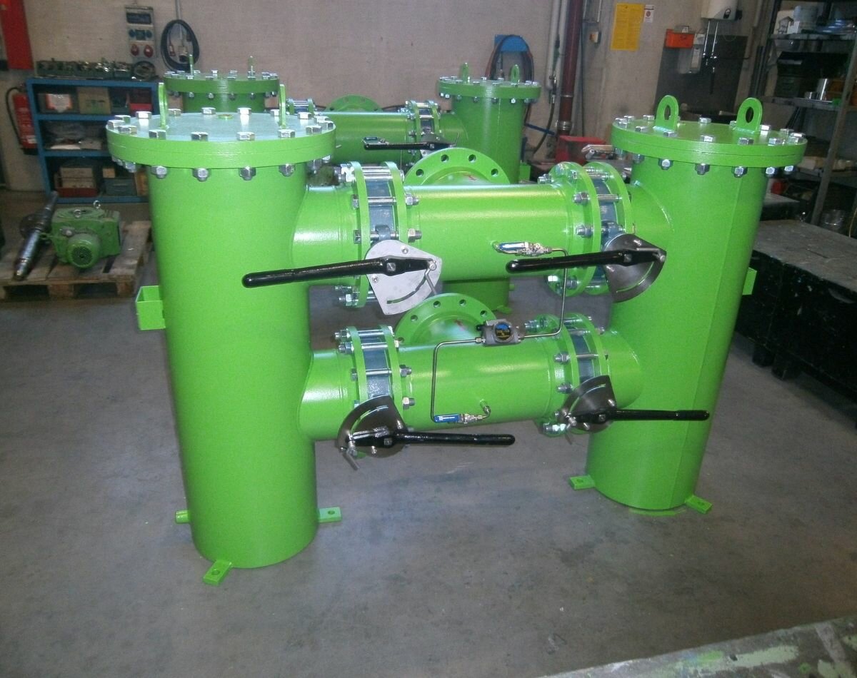 Doppelfilter in der Industrie im Einsatz