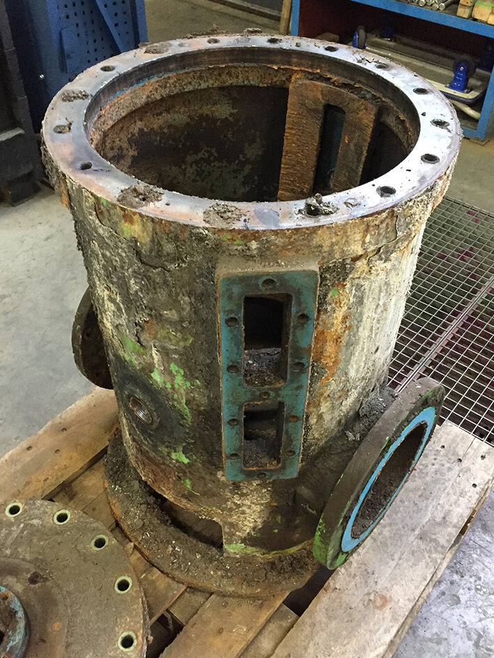 Filter korrosionsbehaftet