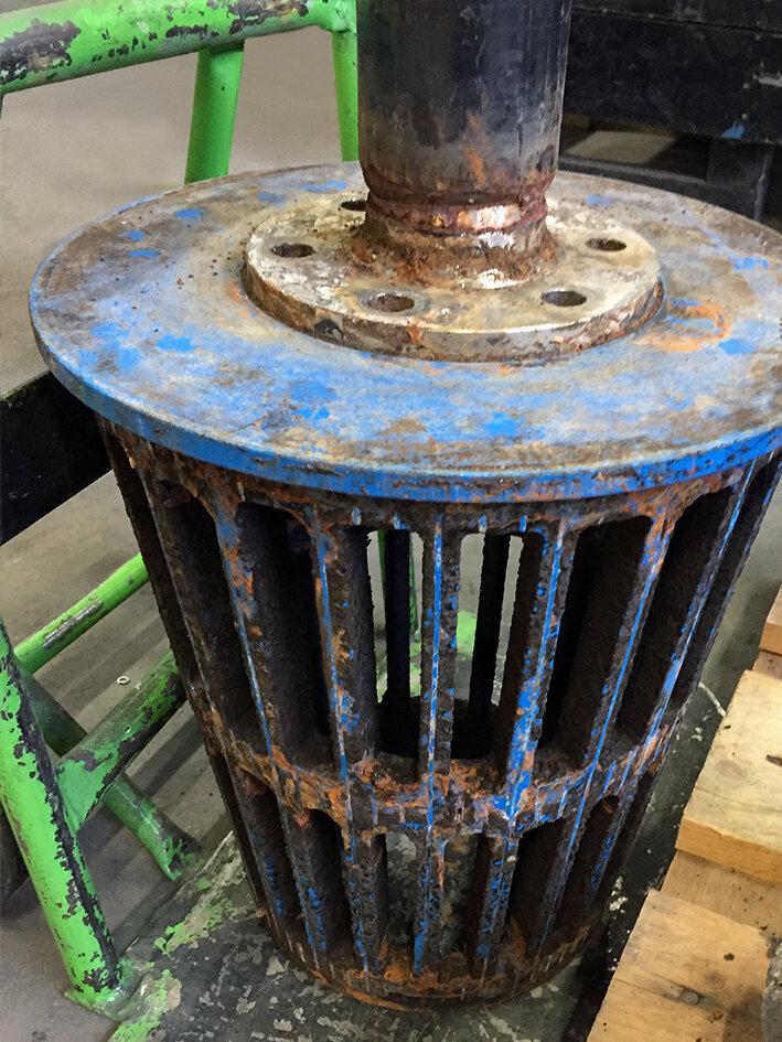 Korrosion am Filtergehäuse