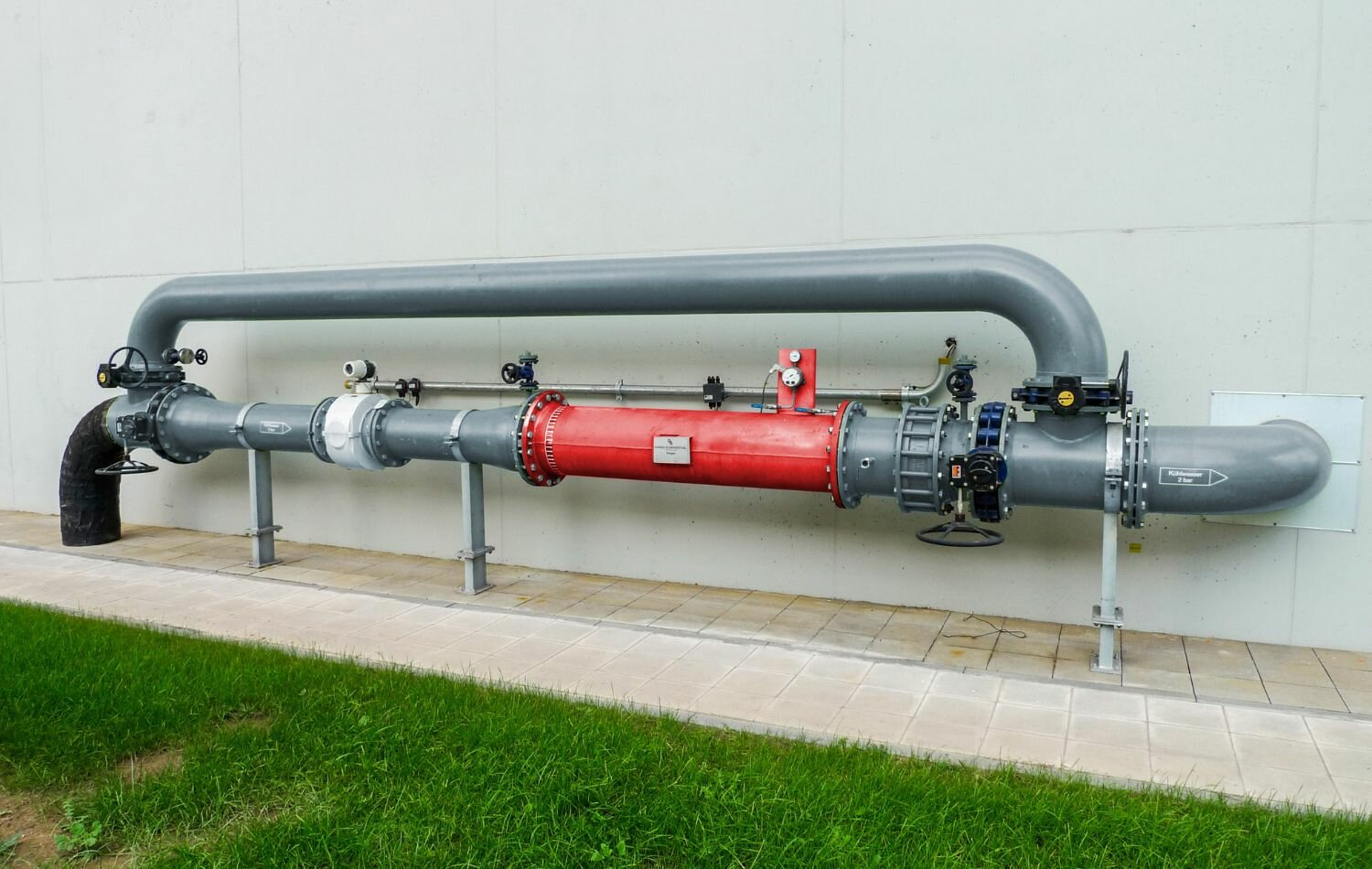 JET Filter in horizontale Lage im Einsatz